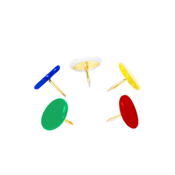 Colorful Flat Thumb Tacks